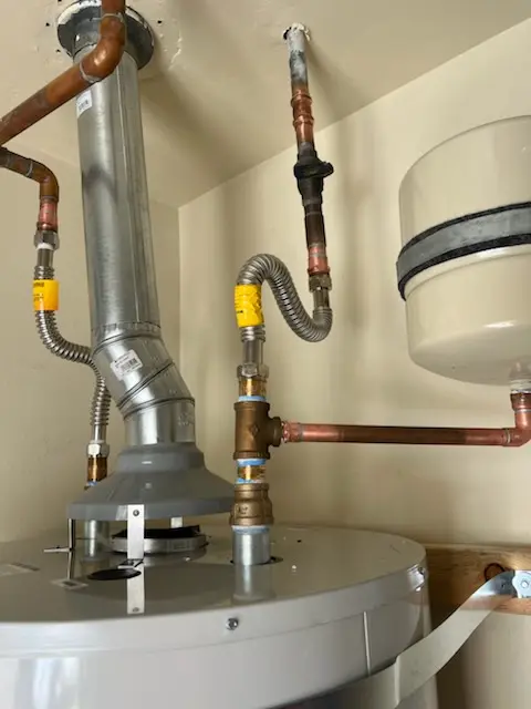 Water heater installation and plumbing repair in Westport